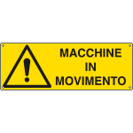 E1773KS - Etichetta adesiva macchine in movimento EN ISO 7010