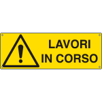 E1779K - Cartello pericolo lavori in corso EN ISO 7010