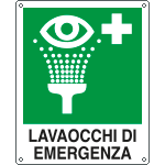 E20104Y - Cartello lavaocchi di emergenza UNI ISO 7010