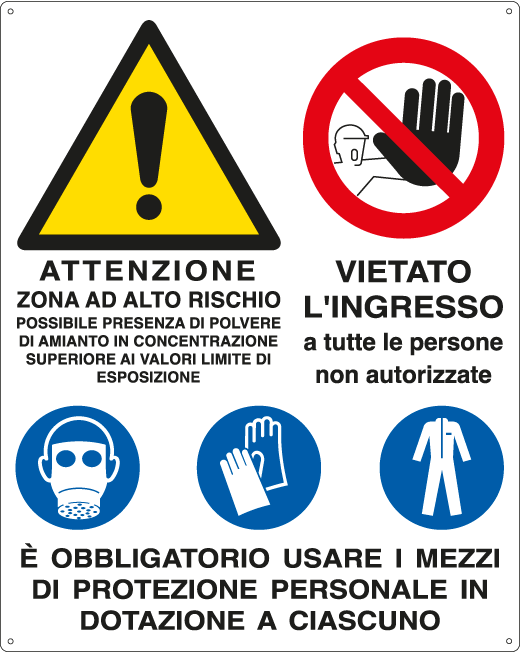 E28301 - Cartello E'obbligatorio usare i mezzi di protezione ...EN ISO 7010