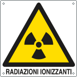 E400602K - Cartello pericolo radiazioni ionizzanti EN ISO 7010