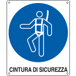 E617901KS - Etichetta adesiva obbligo cintura di sicurezza EN ISO 7010