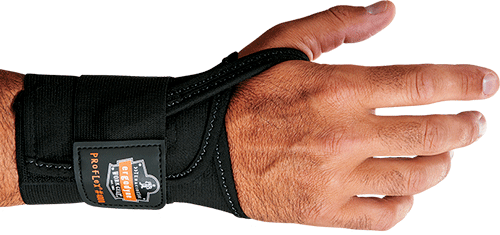 EDS400LS - Polsiera mano sinistra colore nero tg. S