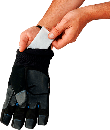 EDS6990 - coppia di bustine scaldamani per guanti misura unica