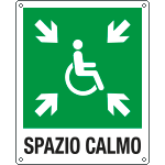 EEF20195X - cartello autoadesivo EasyFix spazio calmo EN ISO 7010