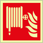 EL15115KP - cartello simbolo lancia antincendio EN ISO 7010