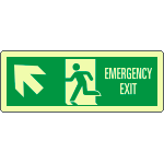 EL720305KA - Cartello fotoluminescente "emercency exit"Nord          EN ISO 7010
