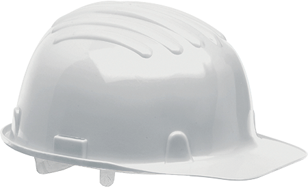 ELE25W - Elmetto polietilene BERICO colore  bianco