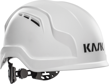 ELE91W - elmetto da lavoro ZENITH BA AIR col.BIANCO,sz cinturino,reg.a rondella