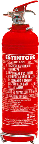 EOKB04 - Estintore manometro sost POLVERE kg 4 classe 21A183BC