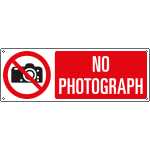 EYE18084K - sign prohibition NO PHOTOGRAPH EN ISO 7010 P029