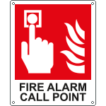 EYE20174K - sign FIRE ALLARM CALL POINT EN ISO 7010 F005