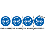 EYE95232B - sheet n. 4 label "WEAR GOGGLES"