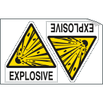 EYE95252A - sheet n. 2 label "EXPLOSIVE"