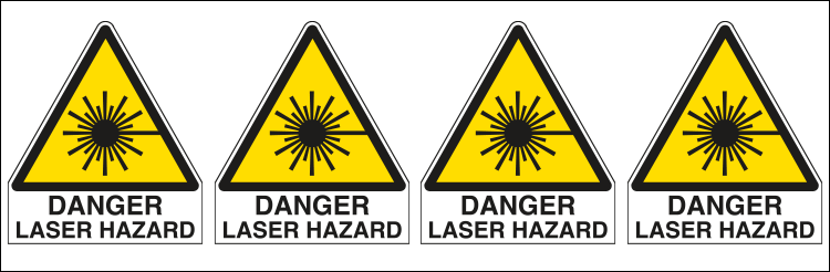 EYE95292B - Sheet n. 4 label DANGER LASER...