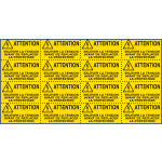 EYF91560C - Sheet n. 16 label ENLEVER LA TENSION AVANT DE REPLACER.....EN ISO 7010