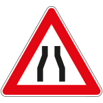 FAH190017 - Triangolo rifrangente NF 17 STRETTOIA SIMMETRICA