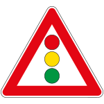 FAR160031A - Triangolo rifrangente NF 31A SEMAFORO