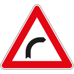 FAR190004 - Triangolo rifrangente NF 4 CURVA A DESTRA