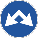 FAR240083 - Disco rifrangente NF83 PASSAGGI CONSENTITI