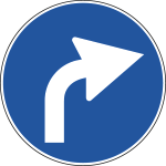 FAR260080D - Disco rifr NF80d PREAVVISO DIREZIONE obbligo DESTRA