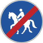 FAR260095 - Disco rifrangente NF 95 FINE RISERVATO QUADRUPEDI