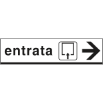 FAR6804D - Cartello ENTRATA destra