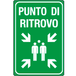 FL5668K - Cartello  PUNTO DI RITROVO