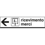 FL6801L - Cartello indicazione RICEVIMENTO MERCI sinistra