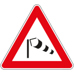 FLR160033 - Cartello NF 33 FORTE VENTO LATERALE