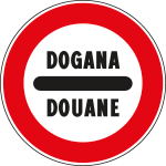 FLR260096 - Cartello NF  96 ALT DOGANA