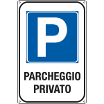 FLR5620Y - Cartello PARCHEGGIO Privato