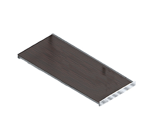 HSP66P - piano di lavoro opzionale lunghezza 500cm per piattaforma 1 mt