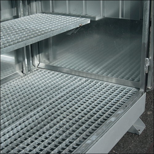 PSA006 - scaffalatura opzionale larghezza mm 2000 composta da 3 ripiani