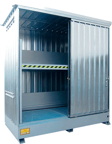PSA716A - Modul Container x stoccaggio diretto di fusti su pallet fino 16 fusti