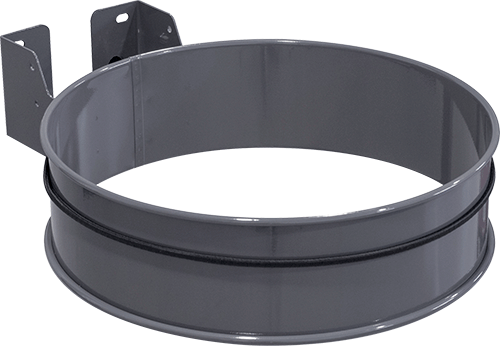 PSR407 - reggisacco a muro senza coperchio colore grigio (viti escluse)