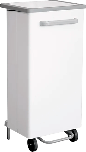 PSR748 - pattumiera a pedale bianca 110 lt