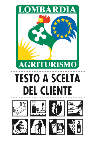 R5701Z - cartello agriturismo regione lombardia