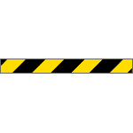 R9405 - Pannello adesivo rifrangente giallo nero