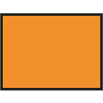 R9433L - Pannello adesivo rifrangente  arancio scrivibile
