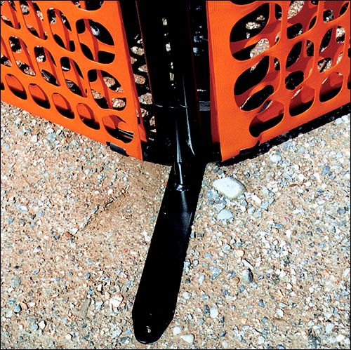 RLM100P - Piedino piatto per posa in linea