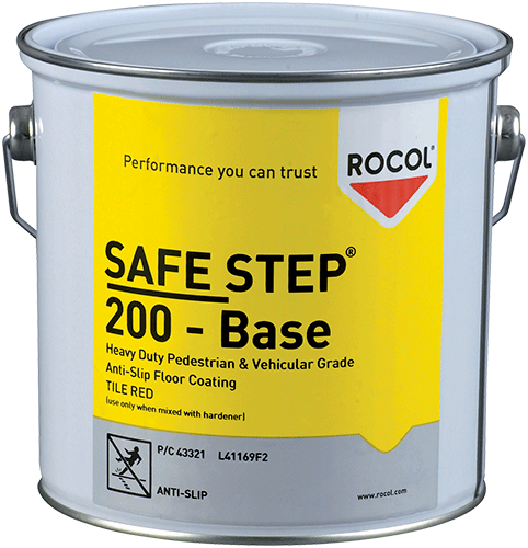 ROC43320 - latta 5 lt.vernice antiscivolo colore grigio Safe Step 200