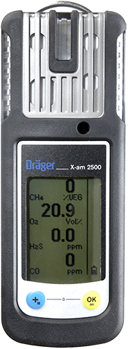RSD17 - rilevatore 4 gas EX-O2-H2S-CO batteria ricaricabile e pompa campionam.