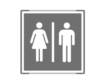 SEM15644GC - segnale alluminio METAL profilo GRIGIO monofacciale 210x210 + simbolo