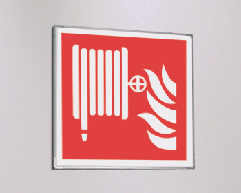 SEME15115G - segnale alluminio METAL monofacciale Lancia Antincendio EN ISO 7010