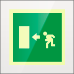 SEPS15154FW - Segnale plexiglass PLEXI monofacciale luminescente attacco a scomparsa