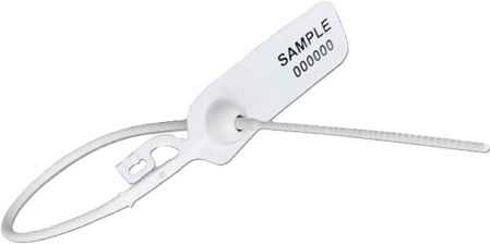 SGE1130W - confezione da 1000 sigilli tubolari lunghezza mm.300 colore BIANCO