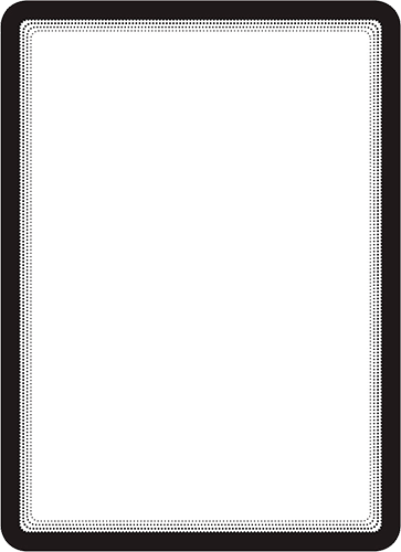 SMCA495N - confezione da 2 cornici formato A4 con retro adesivo col. NERO