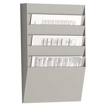 SMCA502 - Wall organizer  6 scomparti A4 orizzontale