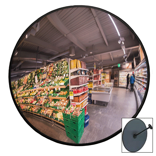 SP40 - specchio circolare per interni diametro mm 400 attacco mm 250